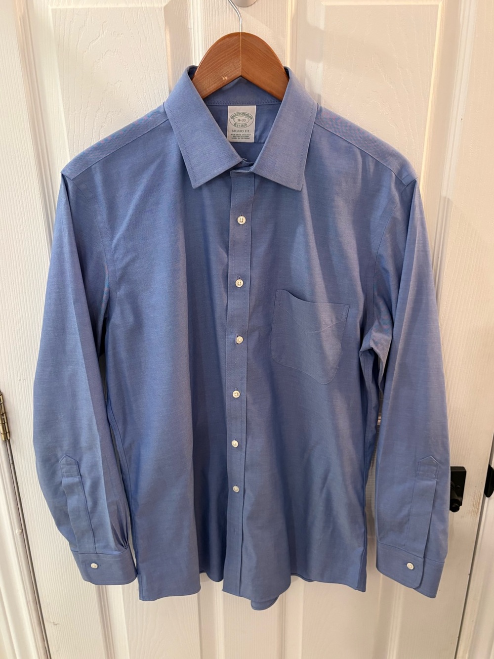 Brooks Brothers Light Blue Long-Sleeve Dress Shirt